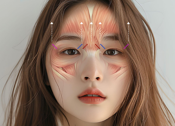 눈썹 위치와 각도까지 교정
